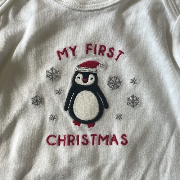 Carter’s Baby’s First Christmas Bodysuit, 3 months - Picture 2 of 4